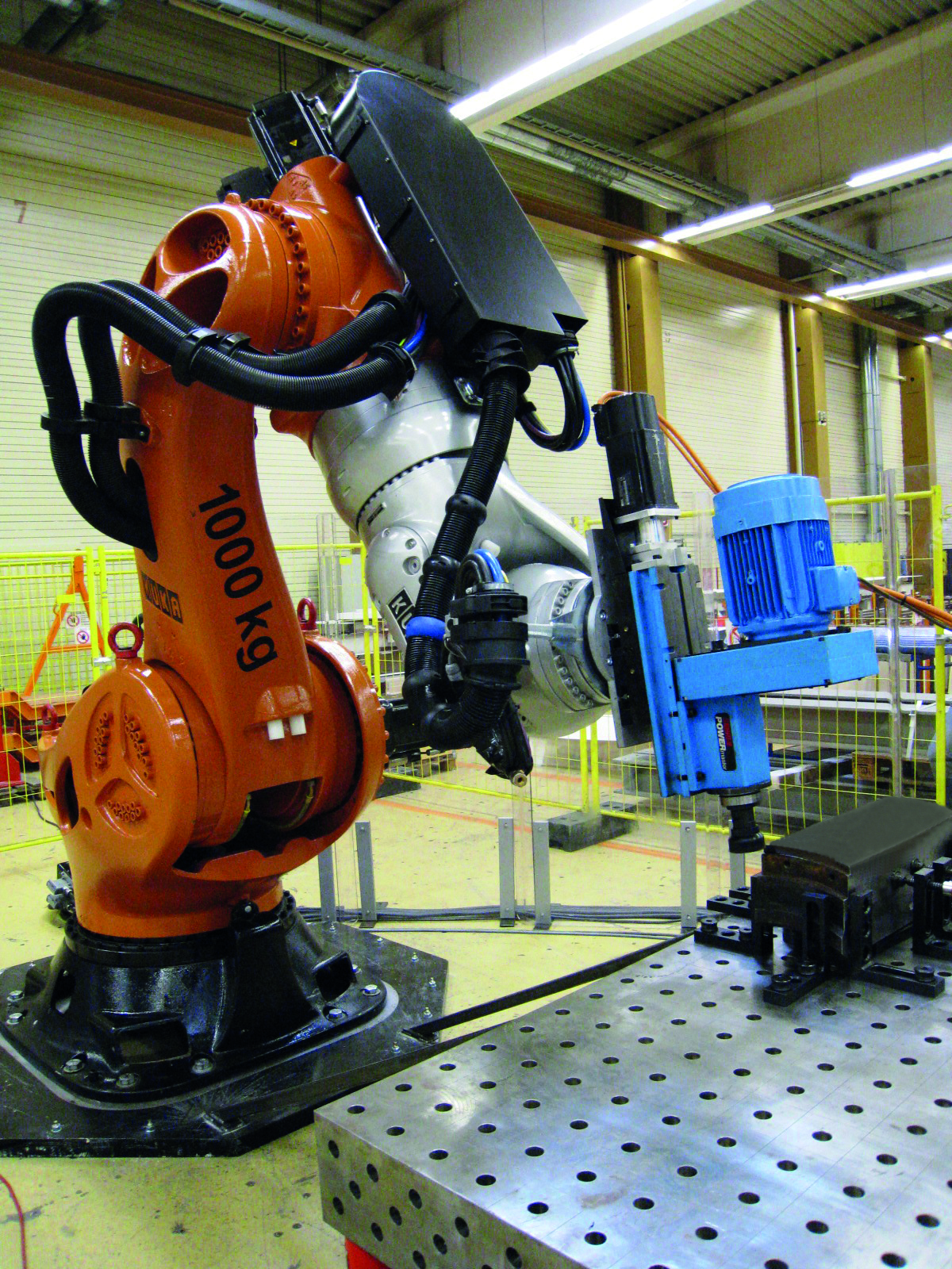 Bearbeitungsspindeln für robotergestützte Fertigungszellen