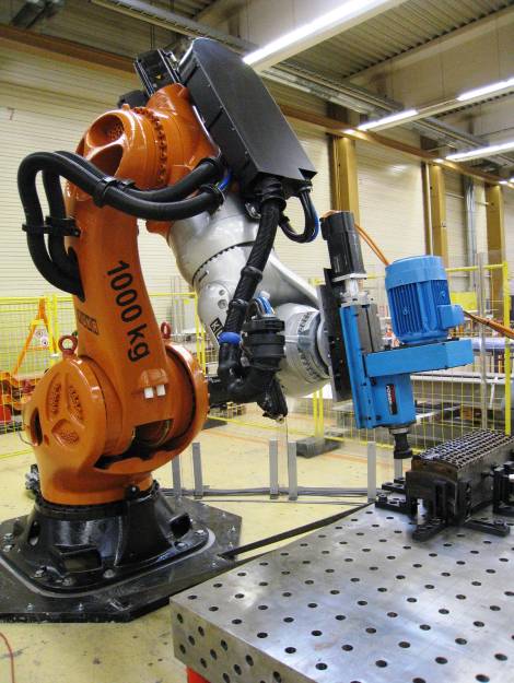 Bearbeitungsspindeln für robotergestützte Fertigungszellen