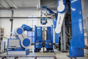 Roboter übernehmen Bohrplatzieren und Werkzeug-Handling auf Bohrplattformen