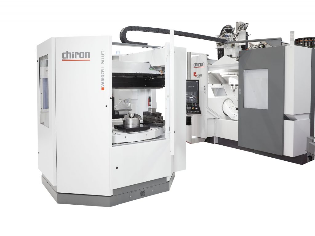 Die neue LÃ¶sung VaiocellPallet fÃ¼r die Palettenautomation wird auf der EMO vorgestellt. (Bild: Chiron Werke GmbH & Co. KG)