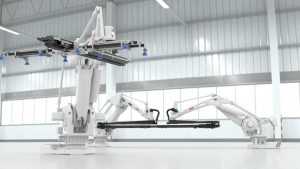 Robotergestützte Lösung für Automobilpressen