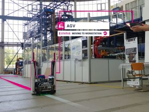 Osram und Telekom wollen mit kÃ¼nstlicher Intelligenz und einem Campusnetz fahrerlose Fahrzeuge fÃ¼r den Materialtransport im Werk testen. (Bild: Osram GmbH)
