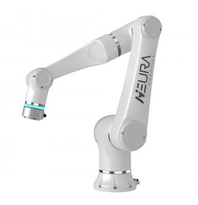 Der Lowcost- und Leichtbauroboter Lara von Neura Robotics ist auf einfache Programmierung und Bedienung ausgelegt. (Bild: Han's Robot Germany GmbH)