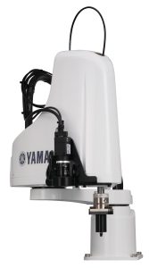 Scara-Roboter von Yamaha, augestattet mit einer Kamera fÃ¼r das verarbeitungssystem RCXiVY2+. (Bild: Yamaha Motor Europe N.V)