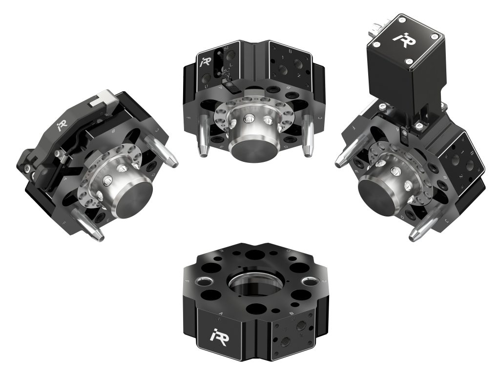 Ein System fÃ¼r drei Antriebsarten: Mit den neuen TKX-Werkzeugwechslern lassen sich pneumatische, elektrische und manuelle LÃ¶sungen umsetzen. (Bild: IPR-Intelligente Peripherien fÃ¼r Roboter GmbH)